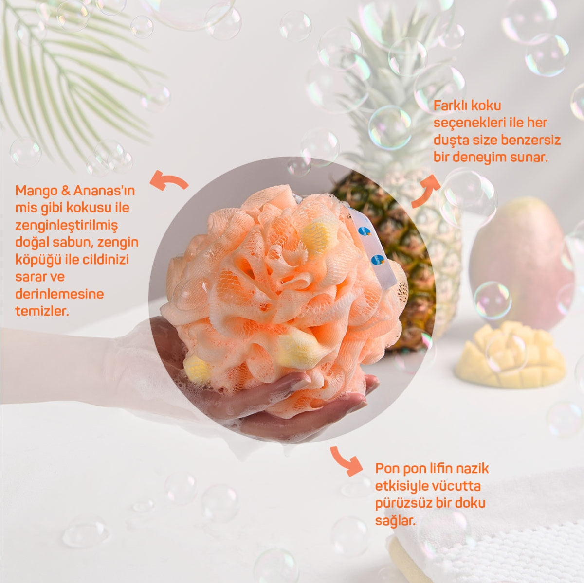 Sabunlu Banyo Lifi Mango - Ananas