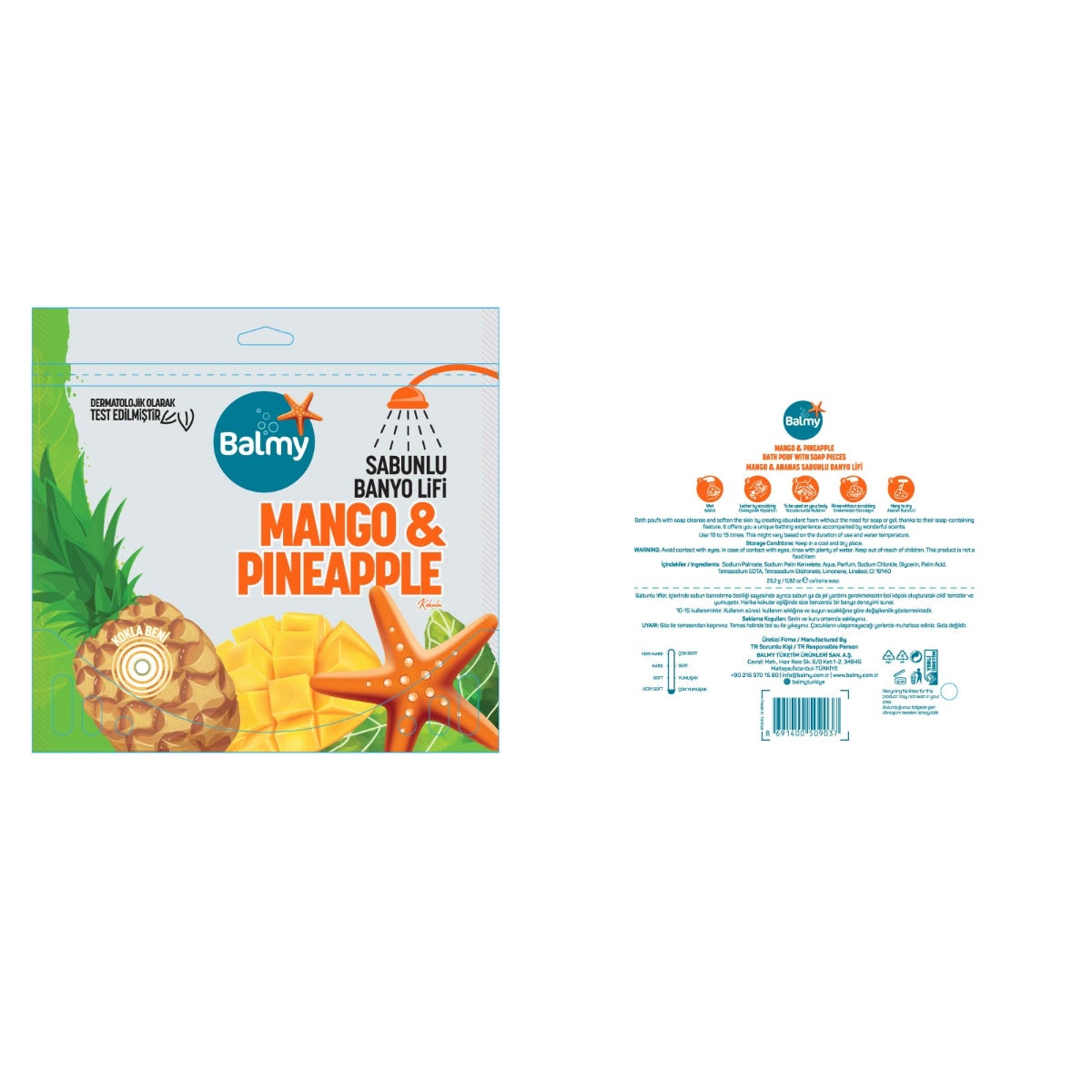 Sabunlu Banyo Lifi Mango - Ananas