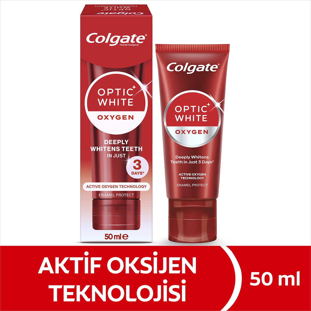Diş Macunu Optic White Oxygen 50 ml