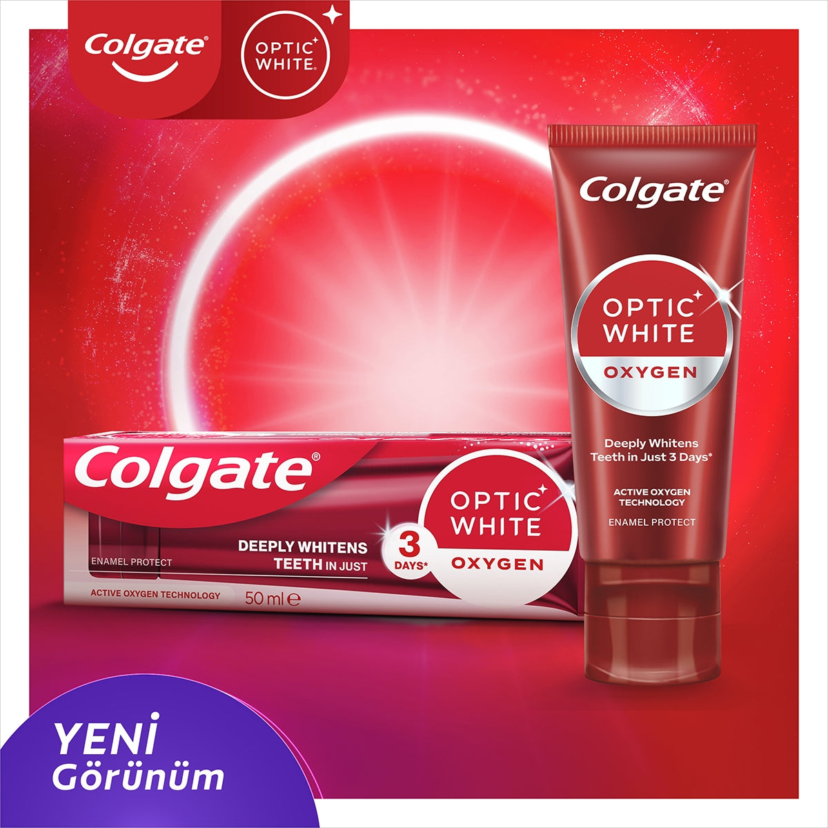 Diş Macunu Optic White Oxygen 50 ml