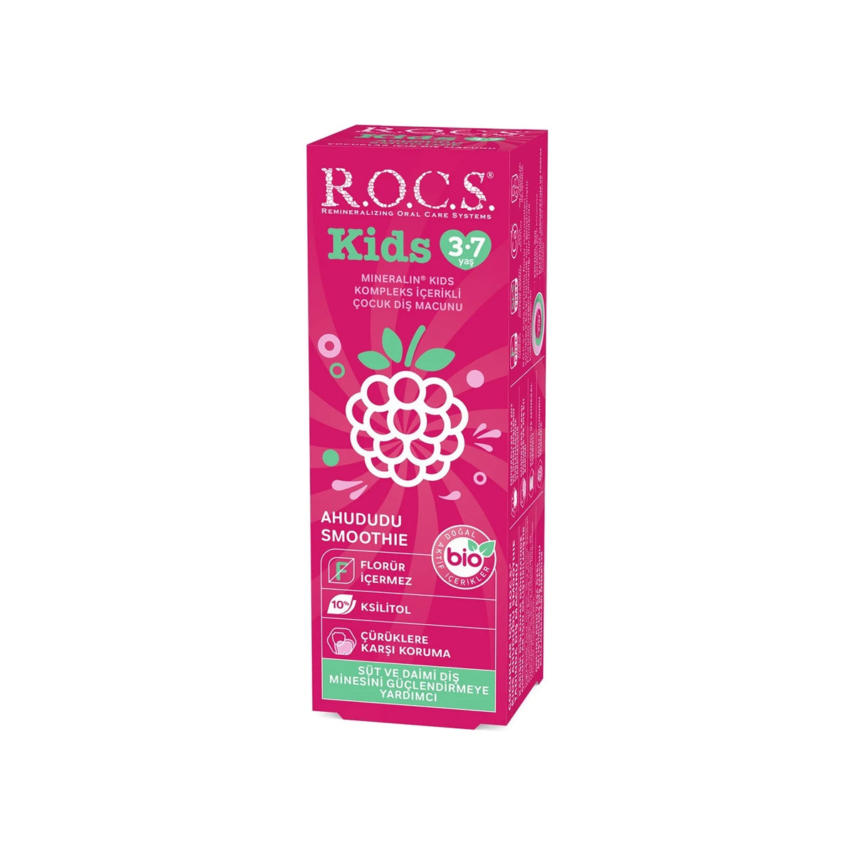 ROCS Diş Macunu Kids 3-7 Yaş Ahududu