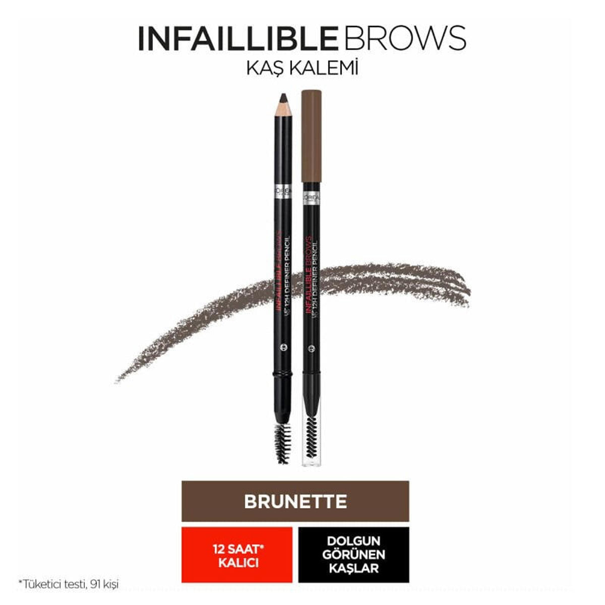 Loreal Paris Kaş Kalemi Infaıllıble Brows 3.0 Brunette