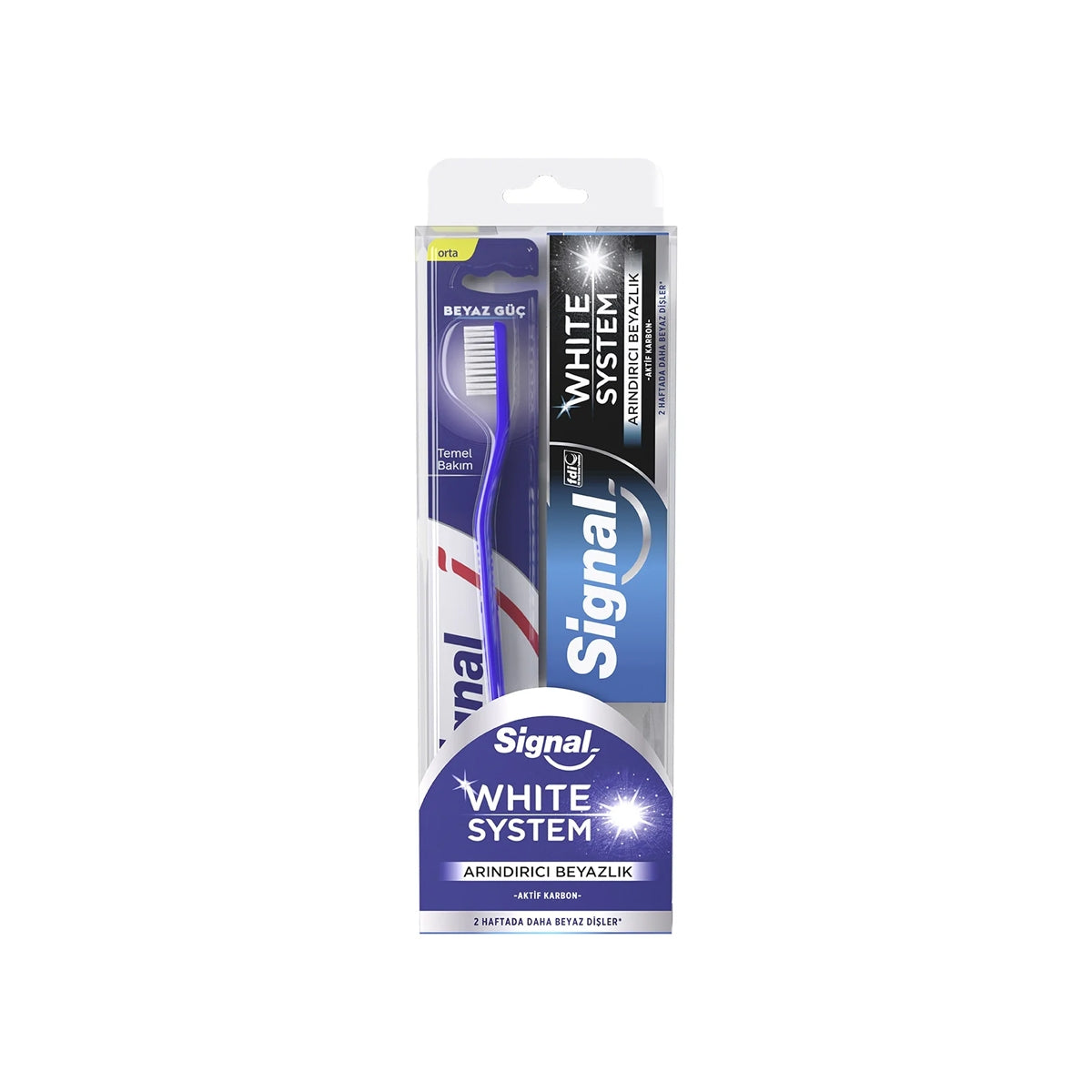 DİŞ MACUNU WHITE SYSTEM 75ML + DIŞ FIRÇASI