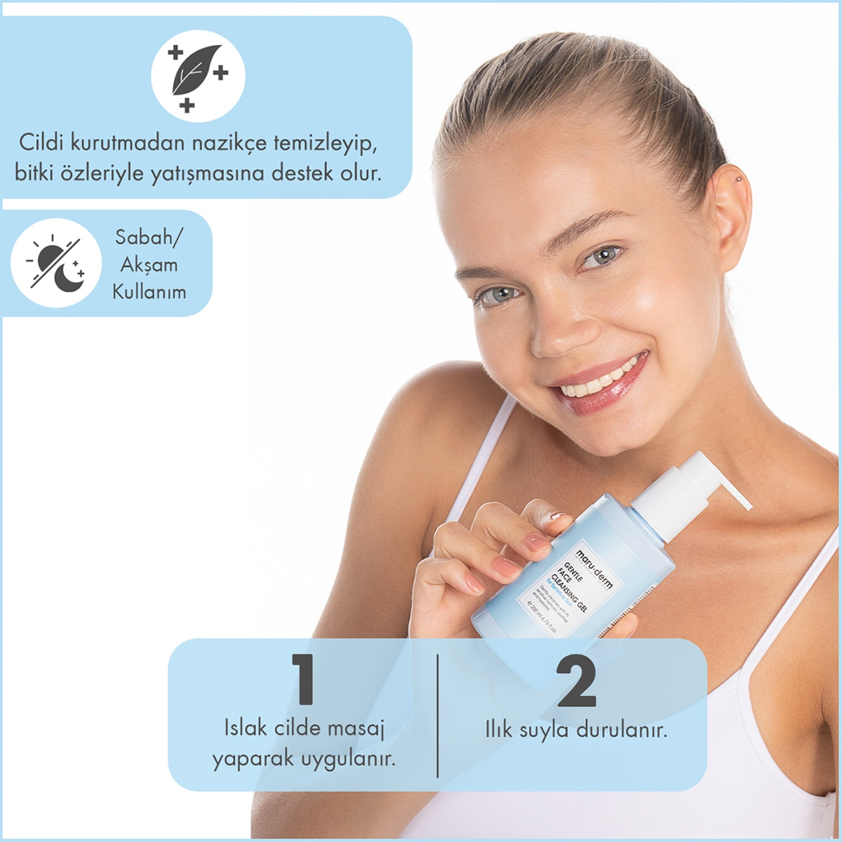 YÜZ TEMİZLEME JELİ HASSAS CİLTLER 200ML
