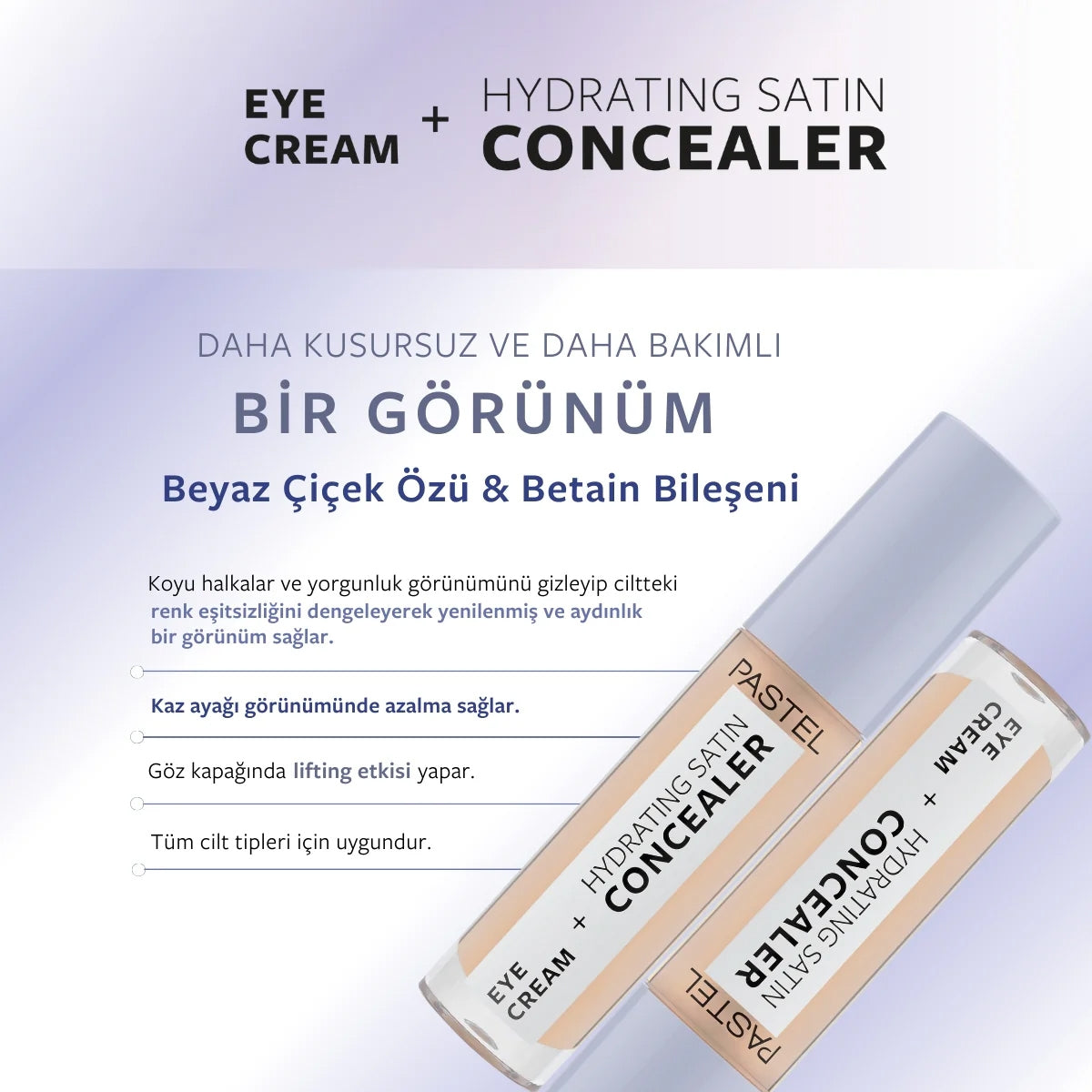 Make Up To Skin Care Hydrating Göz Altı Kapatıcı ve Göz Kremi 63
Milkshake 4,3 ml