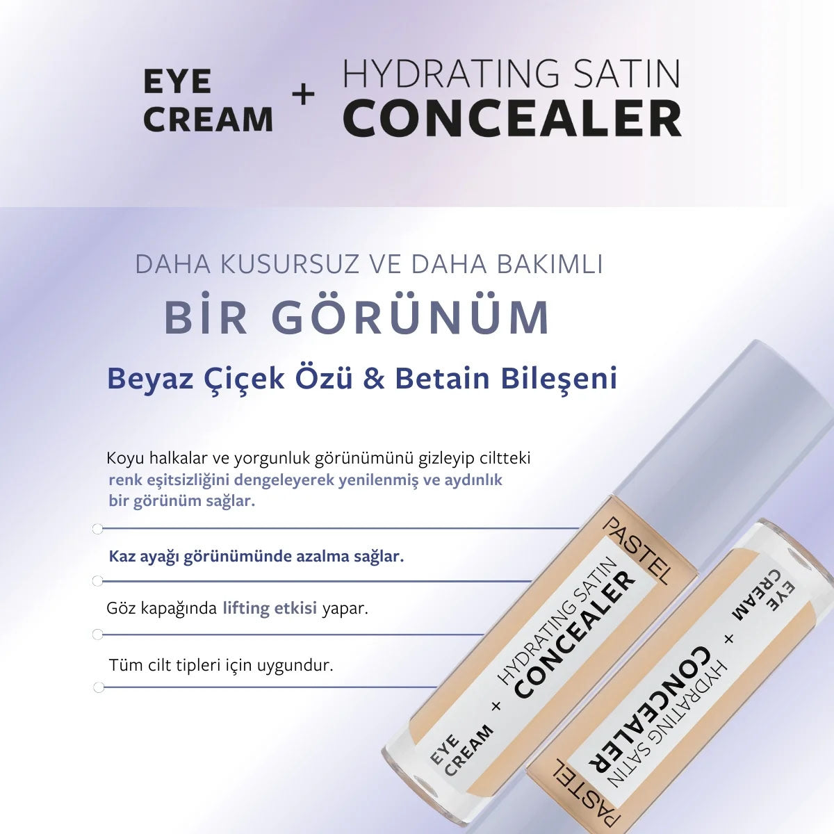 Make Up To Skin Care Hydrating Göz Altı Kapatıcı ve Göz Kremi 65
HoneyBun 4,3 ml