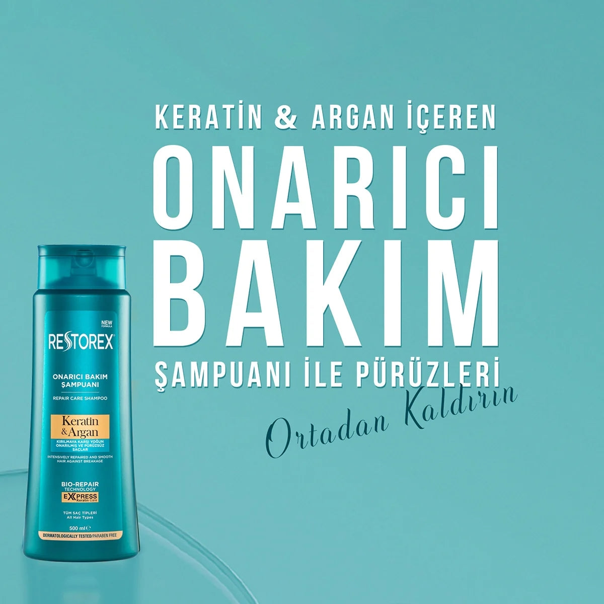 Keratin ve Argan Şampuanı 500 ml