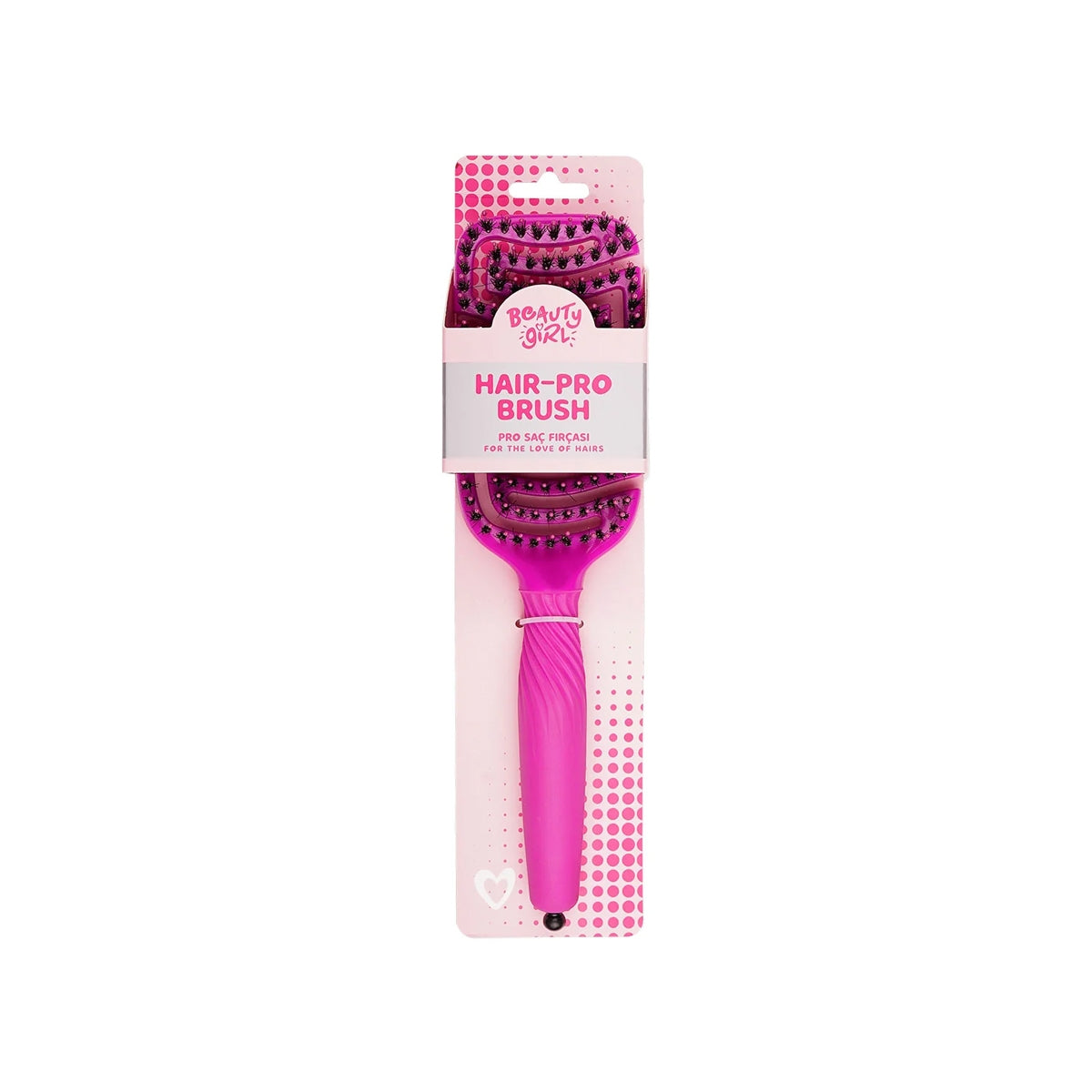 Saç Fırçası Pro Pembe Paddle