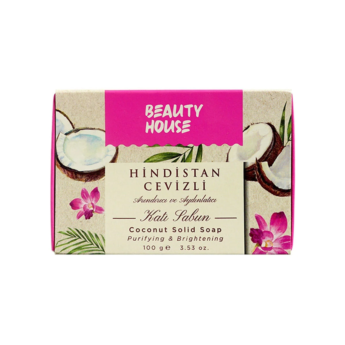 Beauty House Hindistan Cevizli Katı Sabun 100 GR