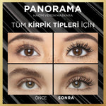 Panorama Hacim Veren Maskara Siyah