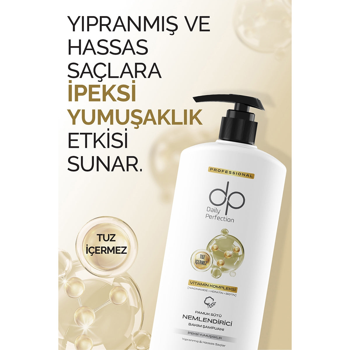 Şampuan Pamuk Sütü ve Buğday Proteini 425 ml