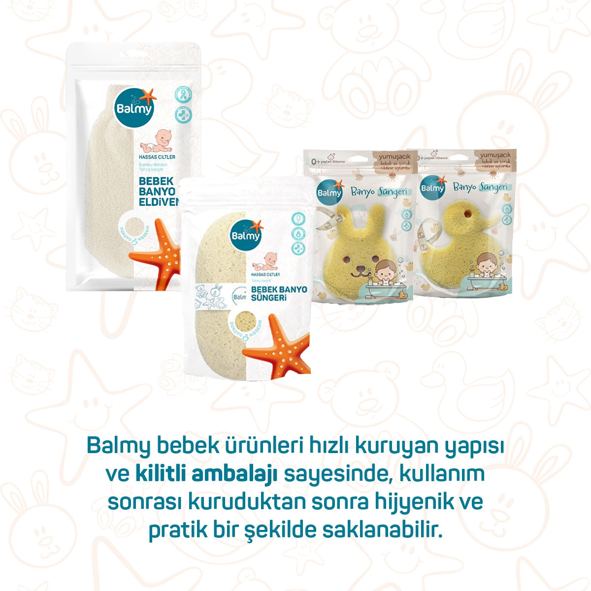 Bebek Banyo Eldiveni
