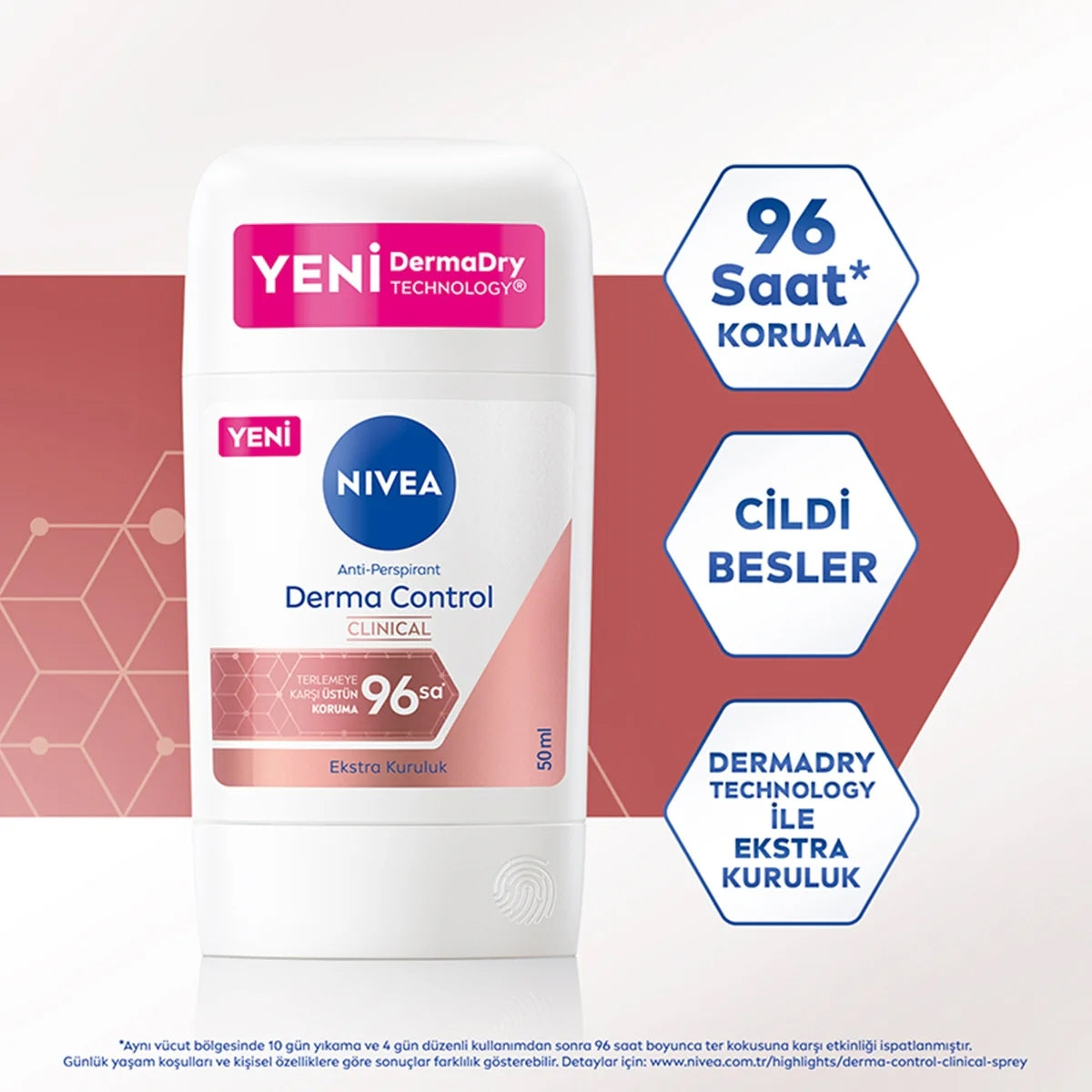 Kadın Stick Derma Control Clinical 50 ml