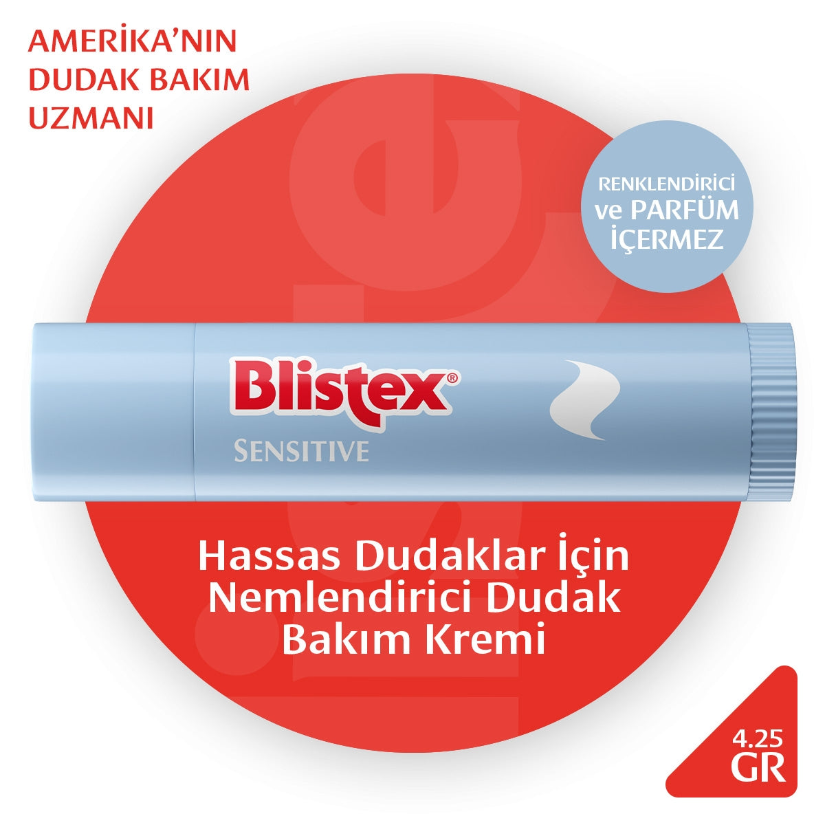 Sensitive Günlük Bakım Besleyici ve Nemlendirici Dudak Bakım Kremi
