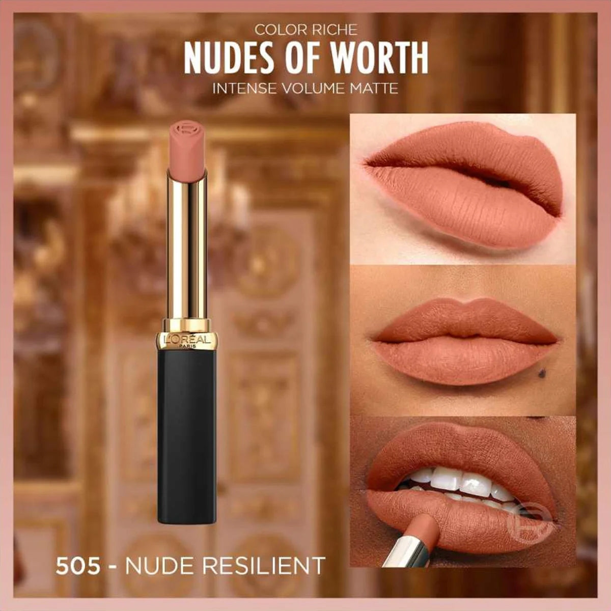Color Riche Intense Volume Matte Ruj 505 Le Nude Resilient
