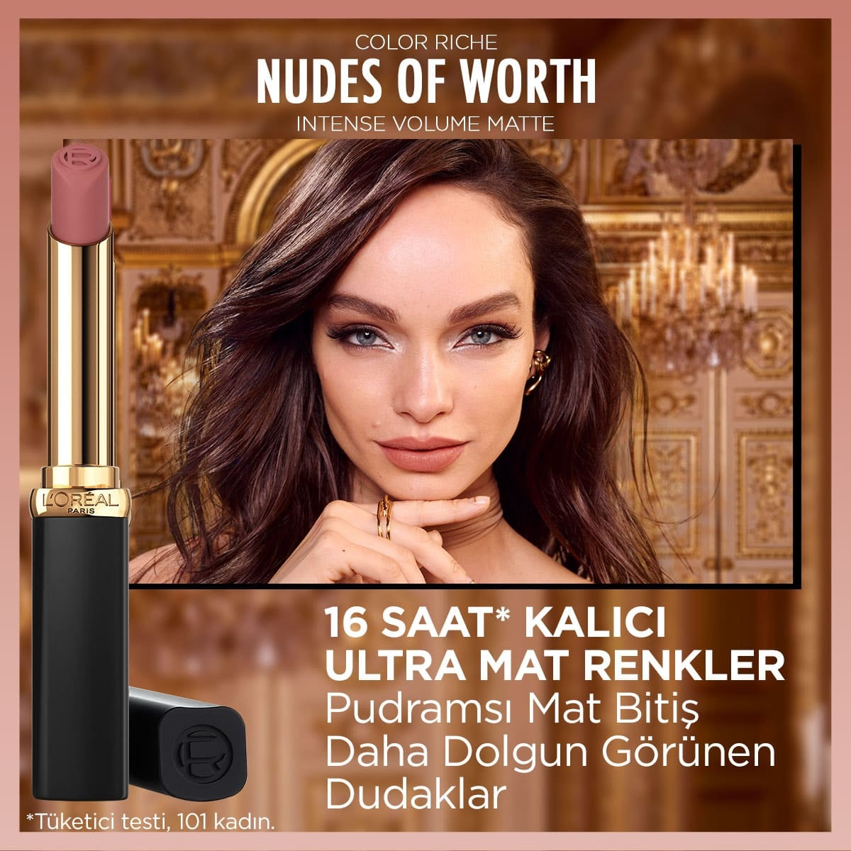 Color Riche Intense Volume Matte Ruj 520 Le Nude Defiant