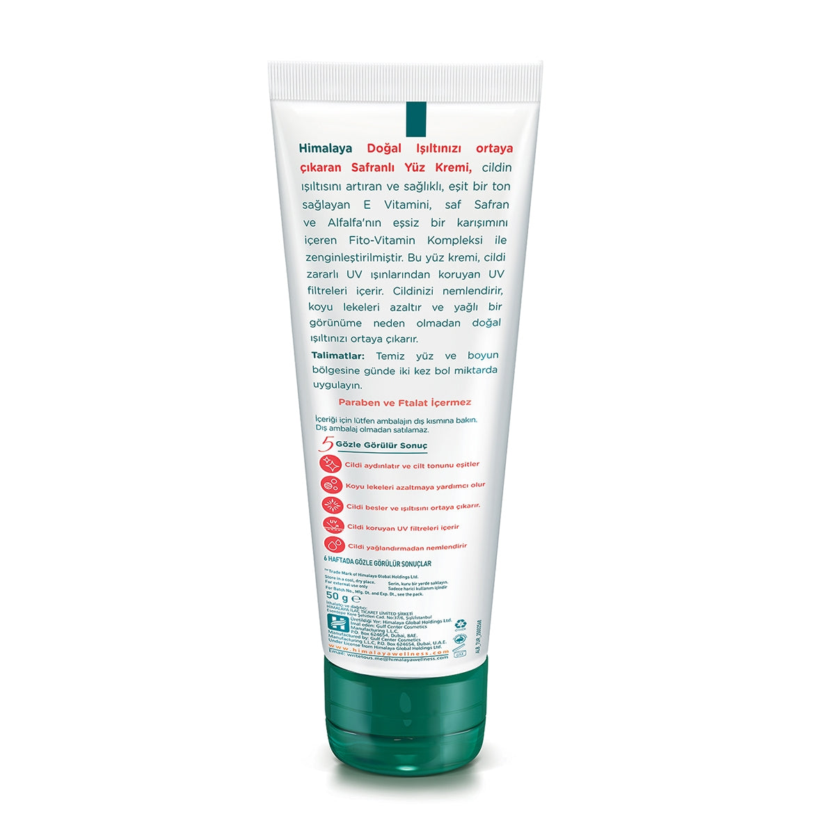 YUZ TEMIZLEME JELI NATURAL GLOW SAFRAN 100 ML