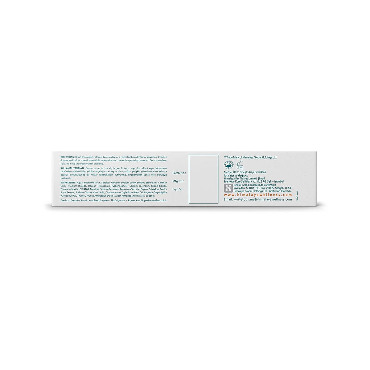 Nane Tazeliği Diş Macunu 75 ml
