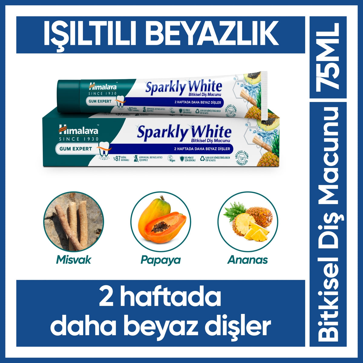 Işıltılı Beyazlık Diş Macunu 75 ml