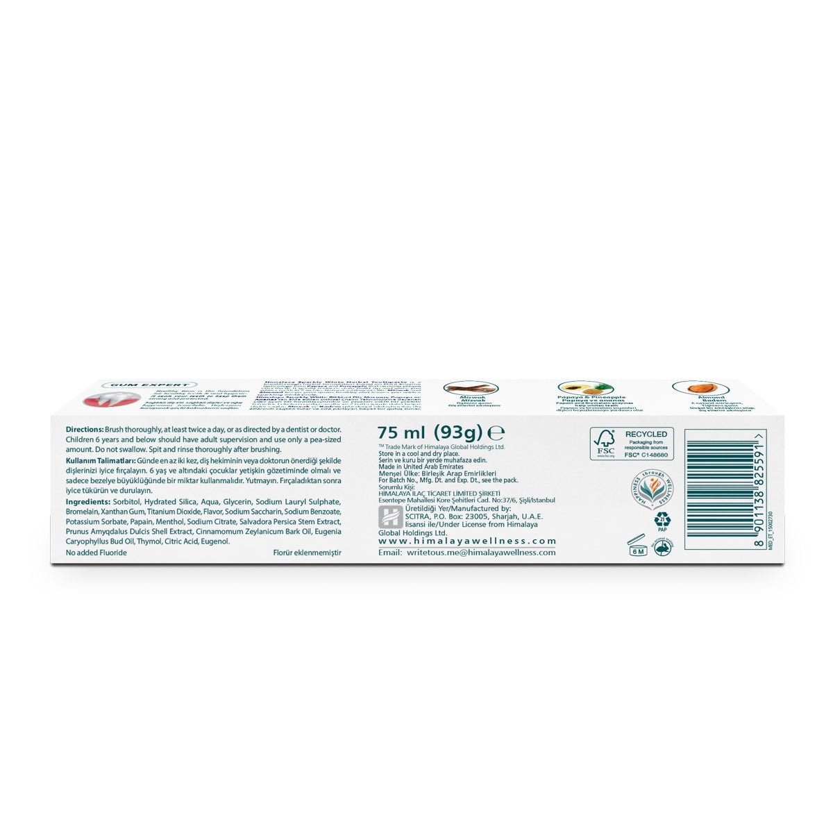Işıltılı Beyazlık Diş Macunu 75 ml