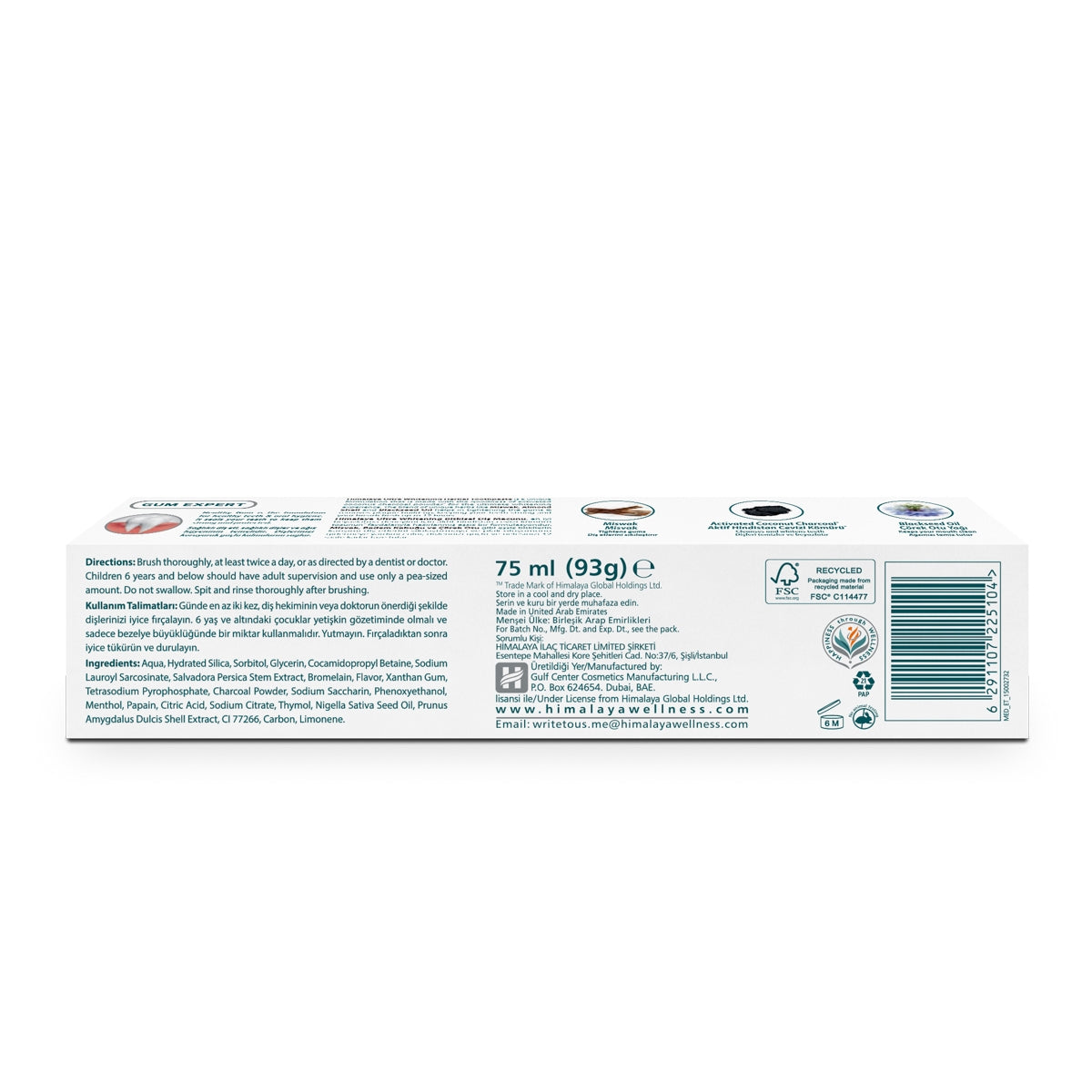 Ultra Beyazlık Diş Macunu 75 ml