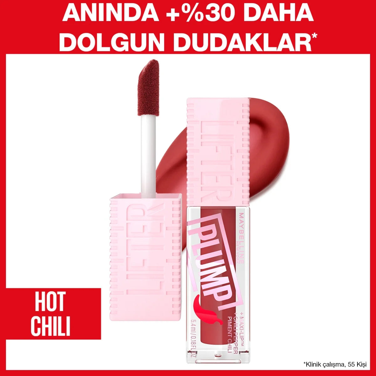 Lifter Plump Dudak Parlatıcısı 006 Hot Chili