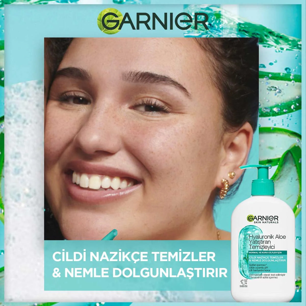 Hyaluronik Aloe Nemlendiren ve Yatıştıran Temizleyici 250 ML
