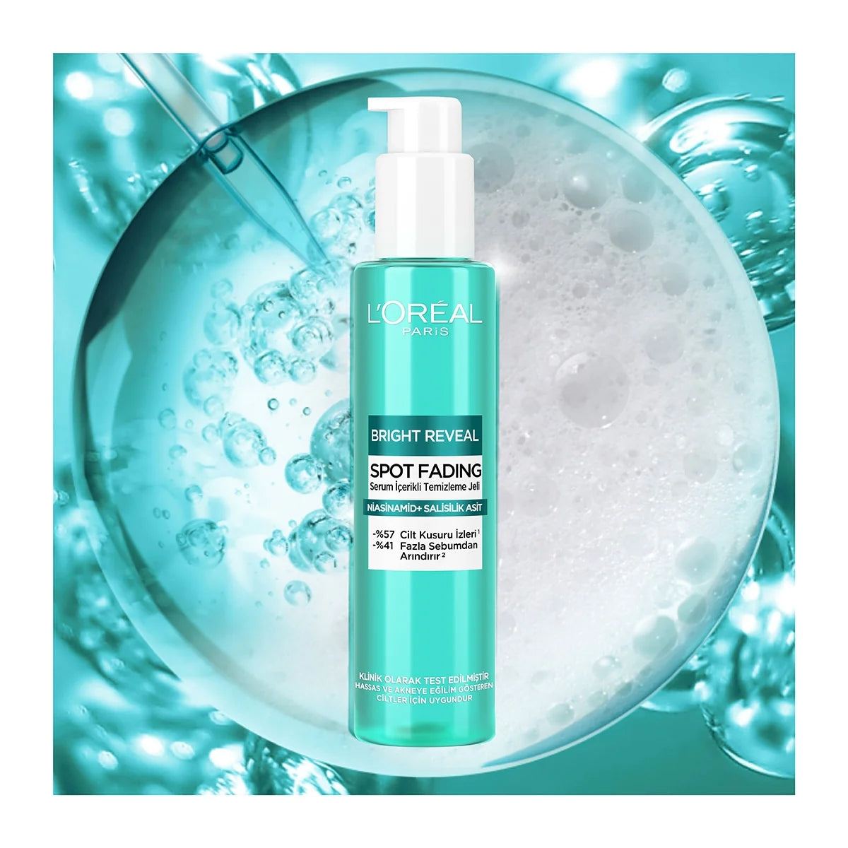 Bright Reveal Cilt Kusuru İzi Karşıtı, Serum İçerikli Temizleme Jeli
Niasinamid+Salisilik Asit 150ml
