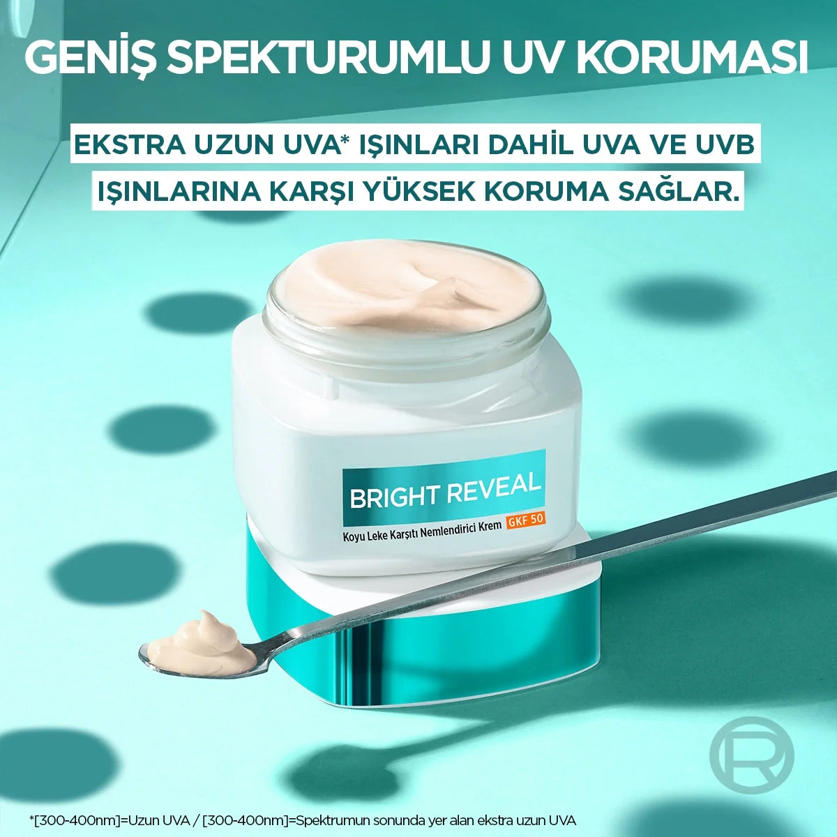 Bright Reveal Koyu Leke Karşıtı, Cilt Tonu Eşitleyici Spf50+
Nemlendirici Krem Niasinamid 50ml
