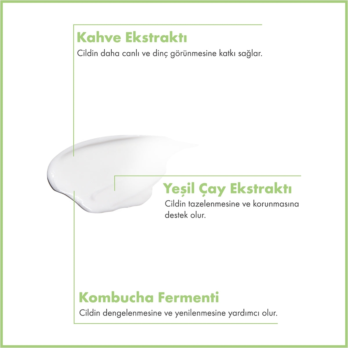 Kahve Özü + Yeşil Çay Özü Tazeleyici Kil Maskesi 100 ML