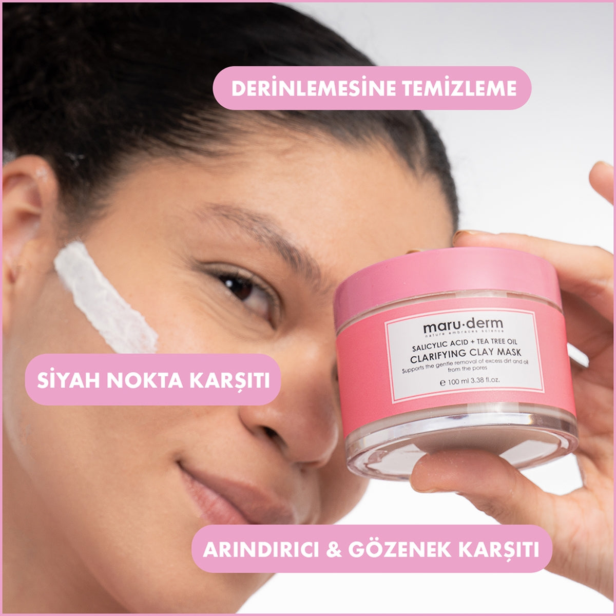 Salisilik Asit + Çay Ağacı Yağı Kil Maskesi 100 ML