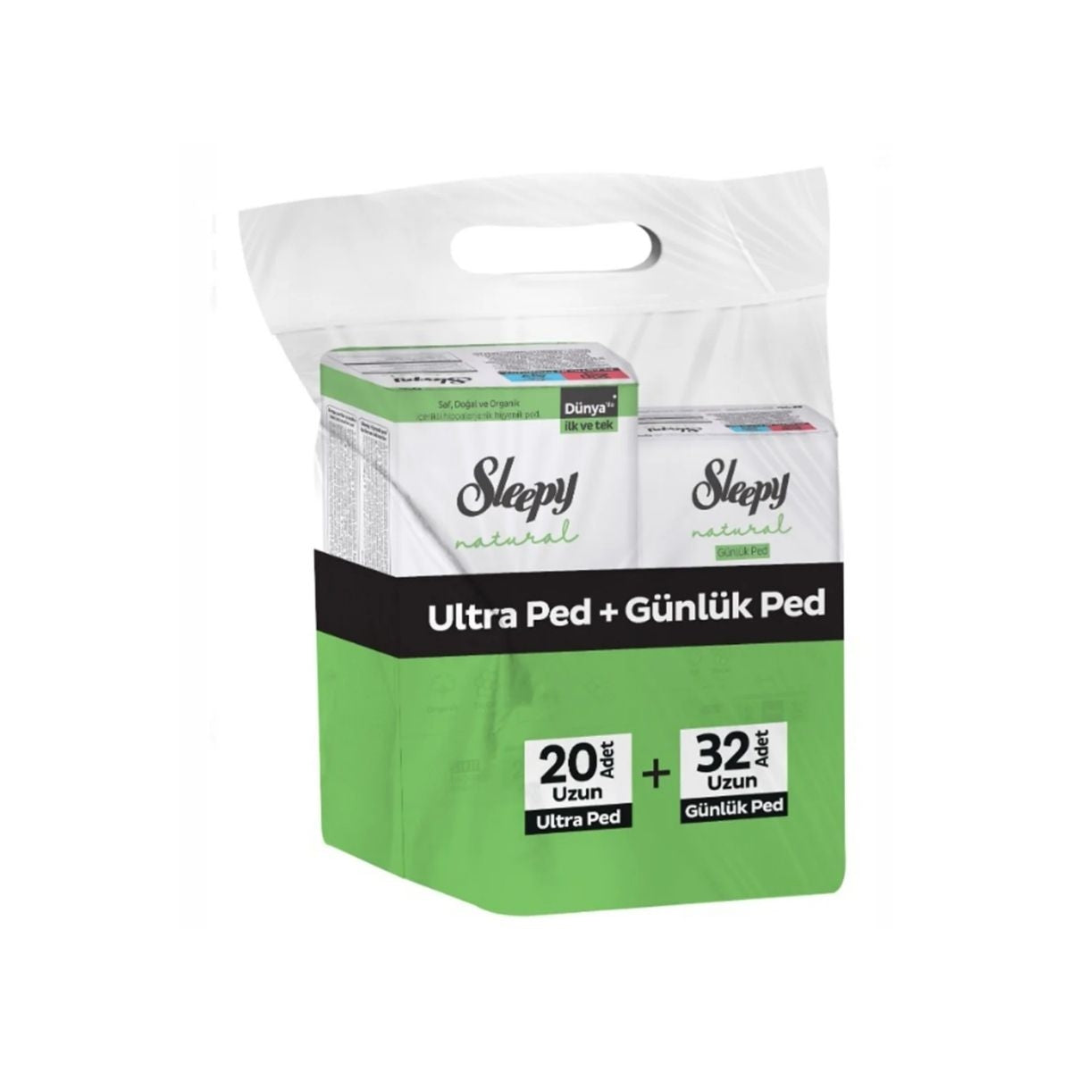 Natural Ultra Uzun Günlük Ped (20+32)