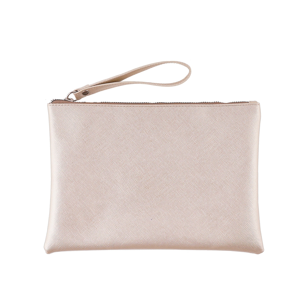 Parlak Bej Clutch