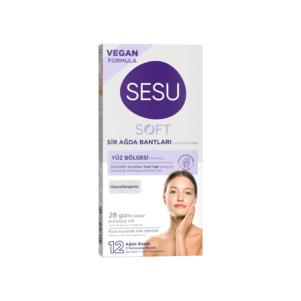 Soft Yüz Ağda Bandı 12'li