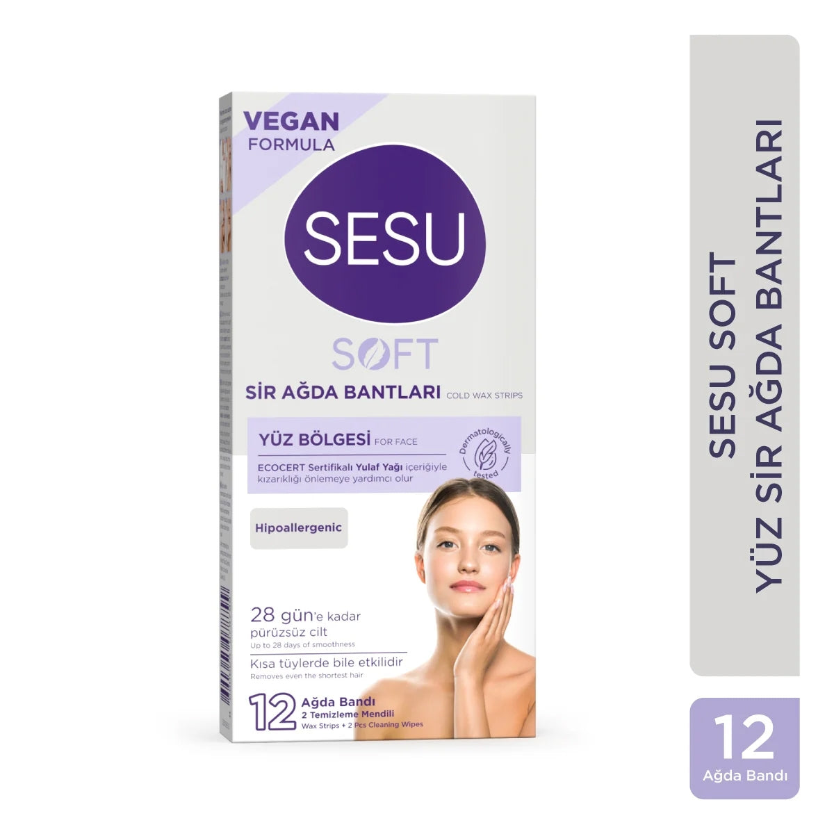 Soft Yüz Ağda Bandı 12'li