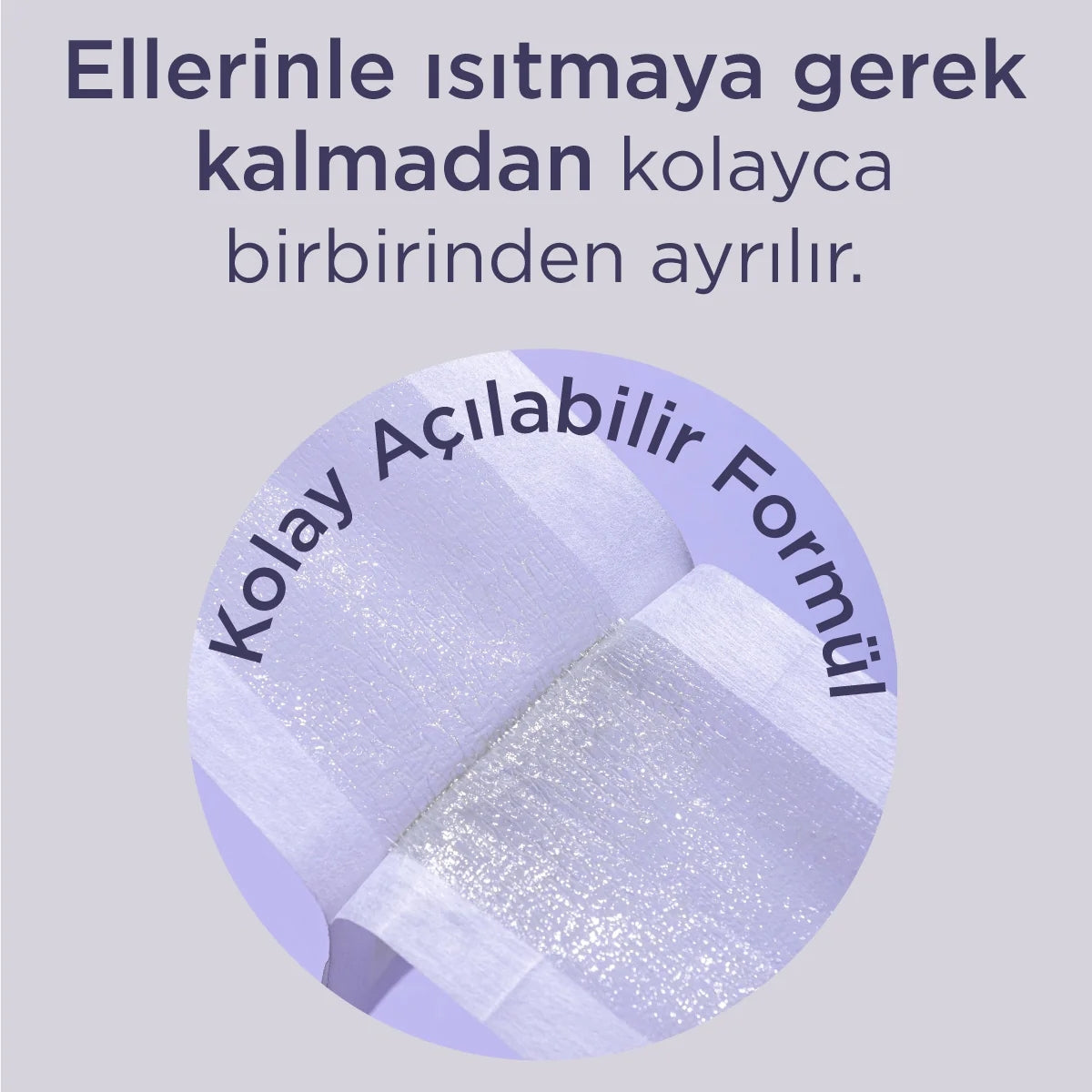 Yüz ve Vücut Ağda Bandı Hassas Ciltler 40'li