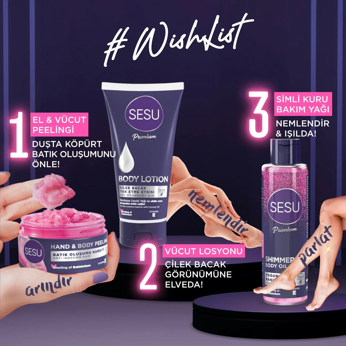 Simli Cilt Bakım Yağı 150 ml