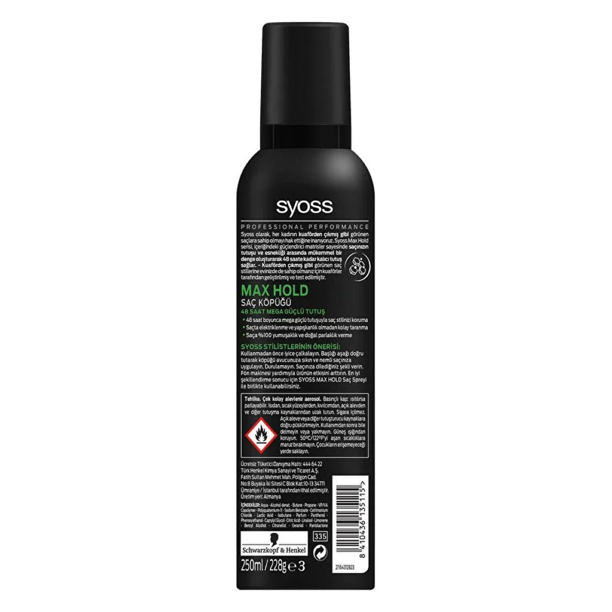 Pure Volume Saç Köpüğü 250 Ml