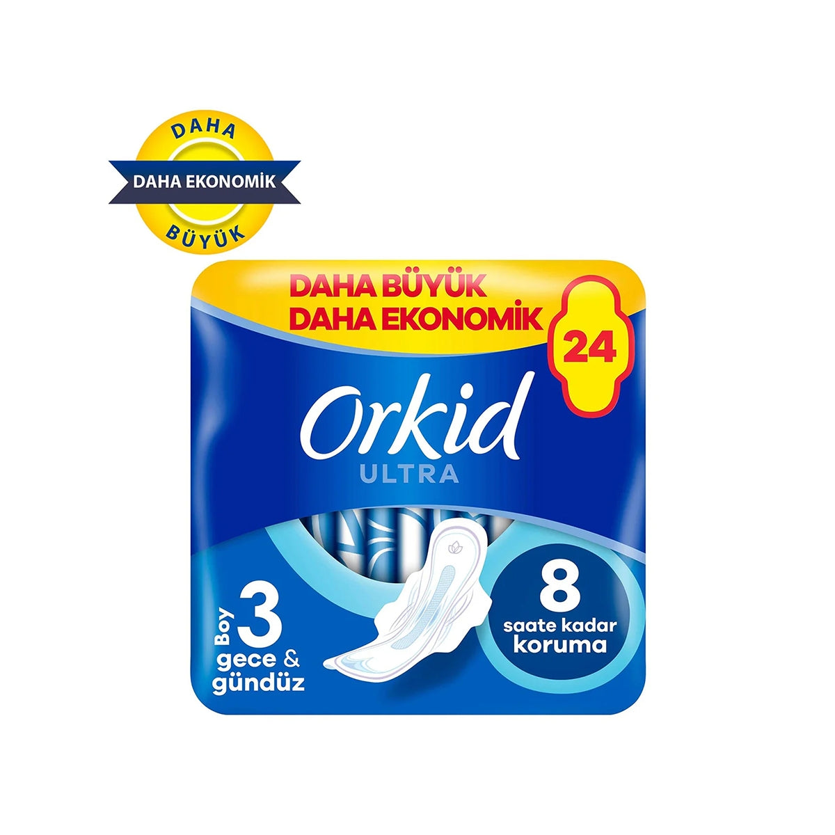 Orkid Ultra Extra Dörtlü Paket Gece 24 Adet