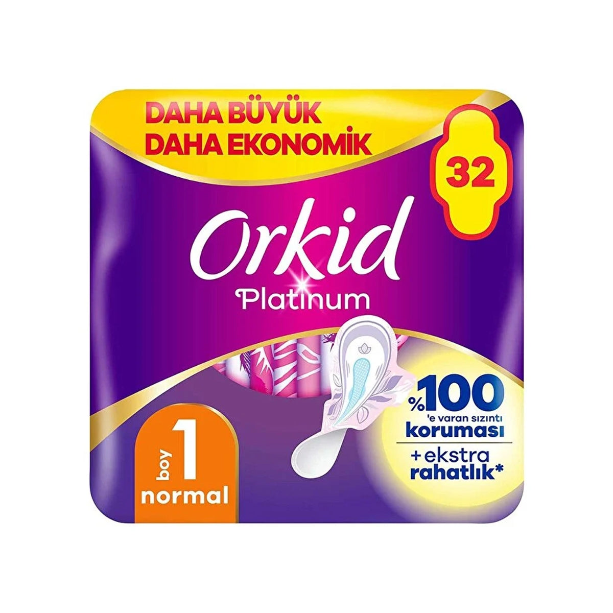 Orkid Platinium Dörtlü Paket Normal 32 Adet