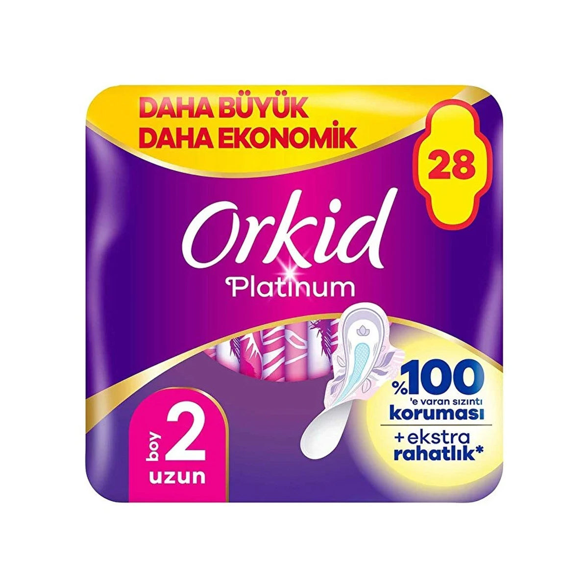 Orkid Platinium Dörtlü Paket Uzun 28 Adet