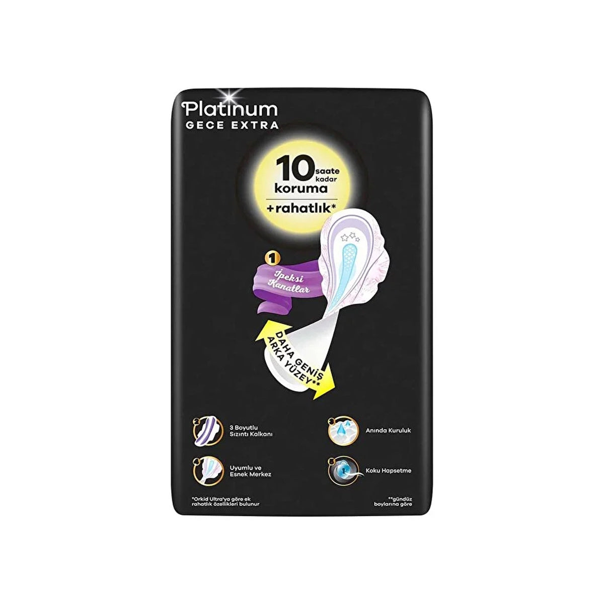 Orkid Platinium Dörtlü Paket Gece Extra 20 Adet