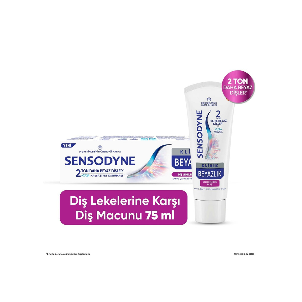 DIS MACUNU KLINIK BEYAZLIK DIS LEKELERINE KARSI 75 ML
