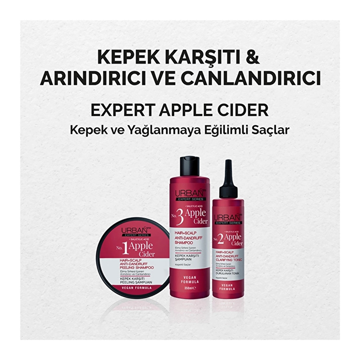 Urban Care Expert Tonik Elma Sirkesi ve Salisilik Asit Kepek Karşıtı
No:2
200 ML