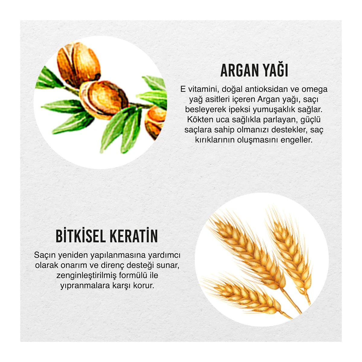 Argan Oil ve Keratin Saç Maskesi 230 ml
