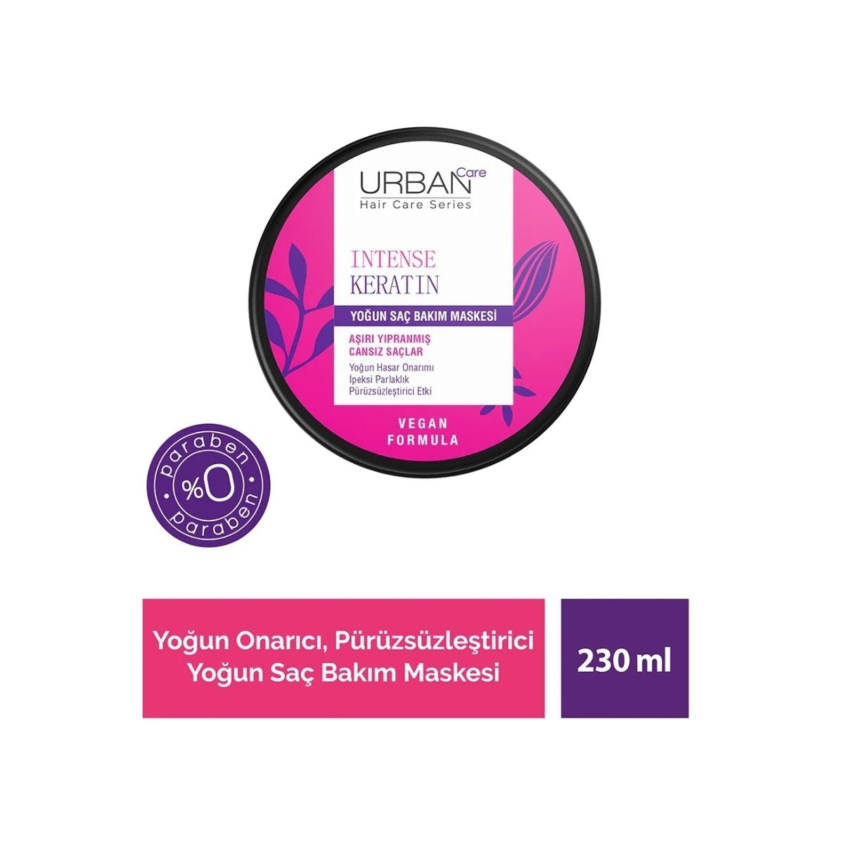 Urban Care  Saç Maskesi Intense Keratin  230 ML
