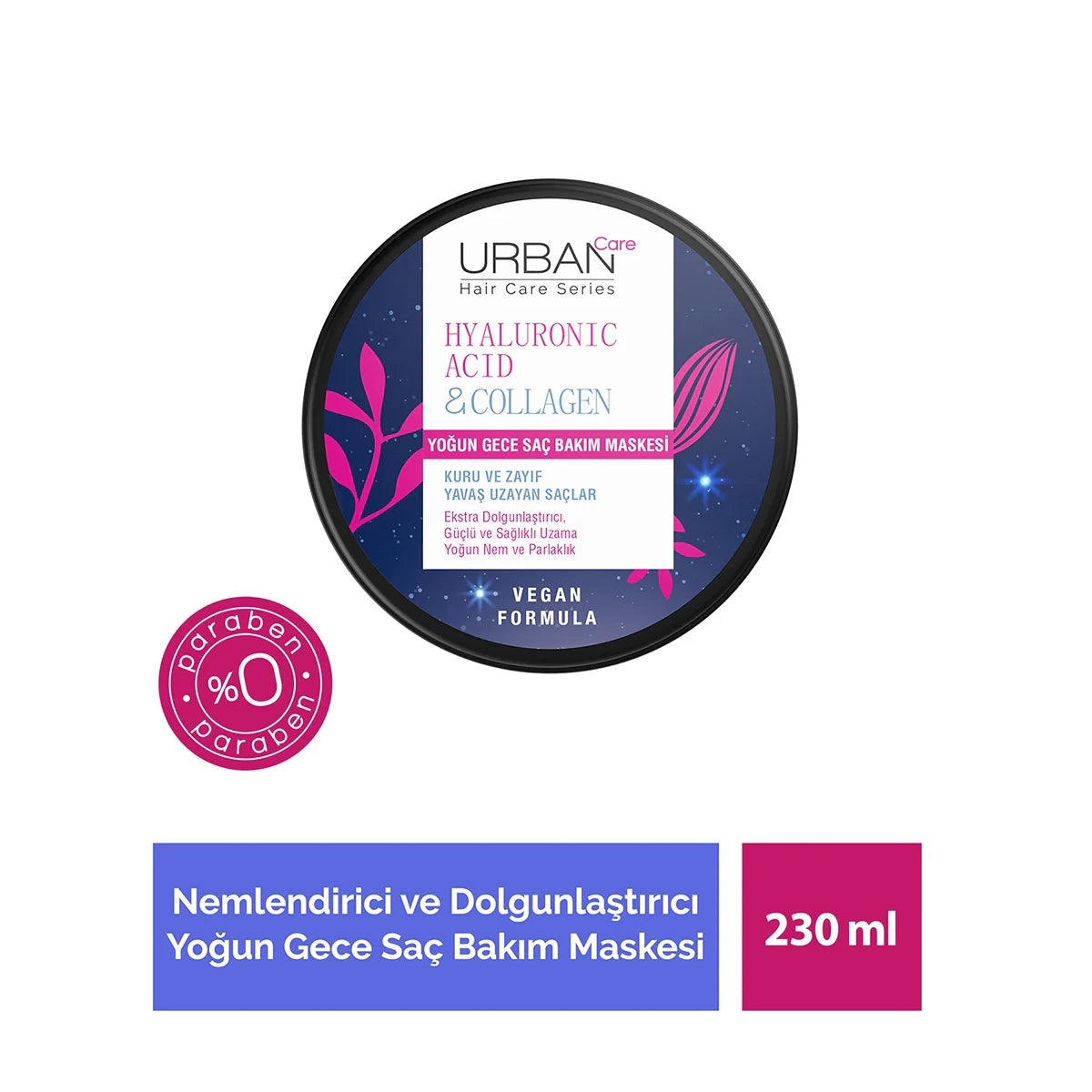 Urban Care Hyaluronic Acid ve Collagen Saç Maskesi 230 ml