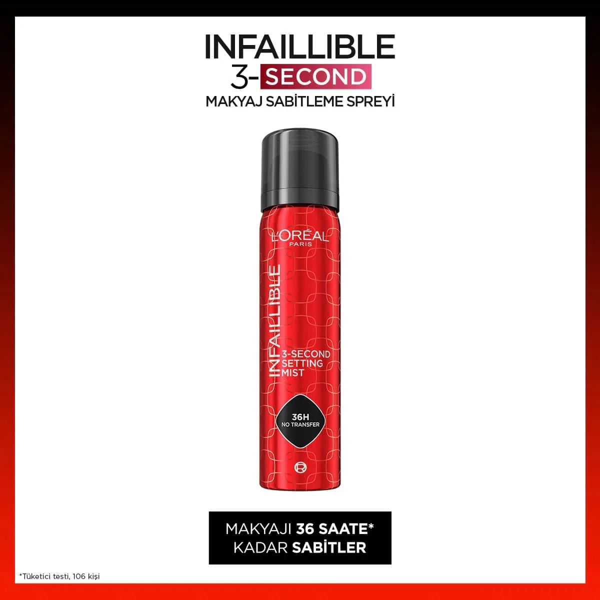 Makyaj Sabitleyici Infaillible 3-Second Setting Mist