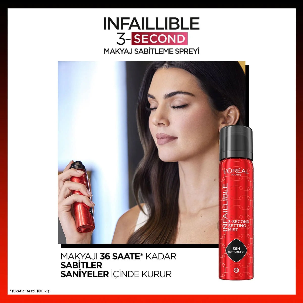 Makyaj Sabitleyici Infaillible 3-Second Setting Mist