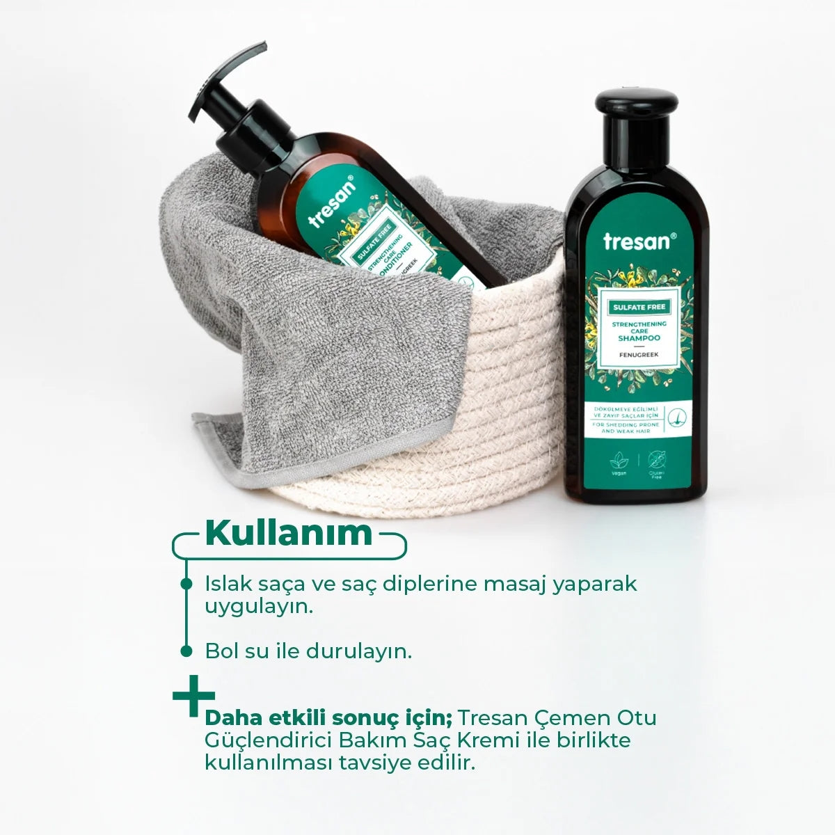 Şampuan Çemen Otu Güçlendirici Sülfatsız 300 ml
